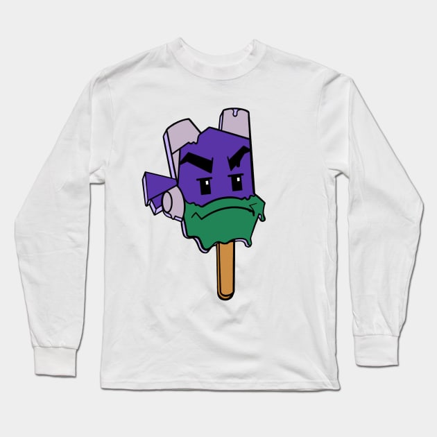 ROTTMNT Donnie Popsicle Long Sleeve T-Shirt by SassyTiger